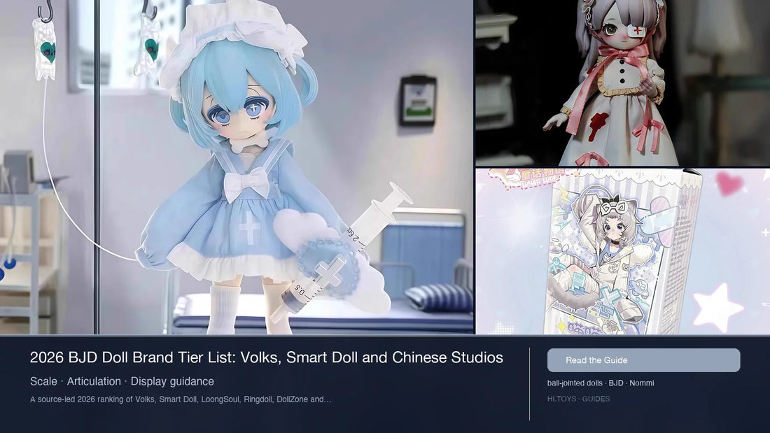2026 BJD Doll Brand Tier List: Volks, Smart Doll and Chinese Studios — Hi.toys editorial cover