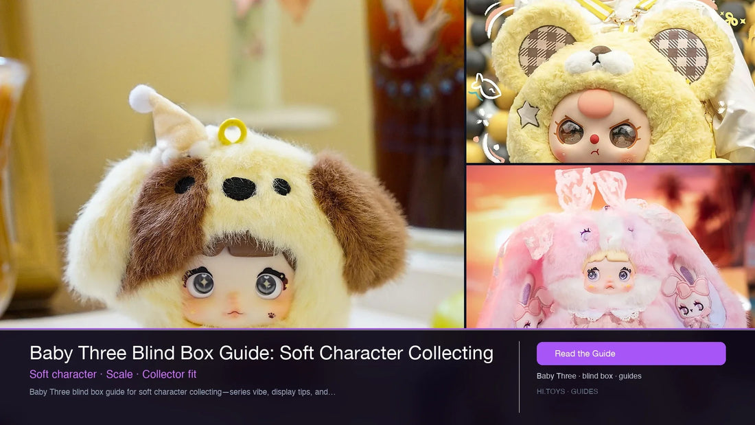 Baby Three Blind Box Guide: Soft Character Collecting — Hi.toys editorial cover