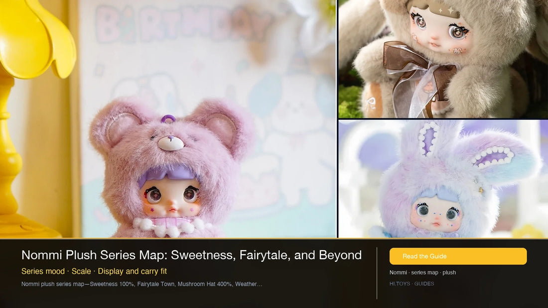 Nommi Plush Series Map: Sweetness, Fairytale, and Beyond — Hi.toys editorial cover