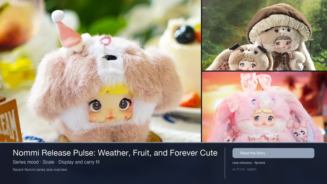 Nommi Release Pulse: Weather, Fruit, and Forever Cute — Hi.toys editorial cover