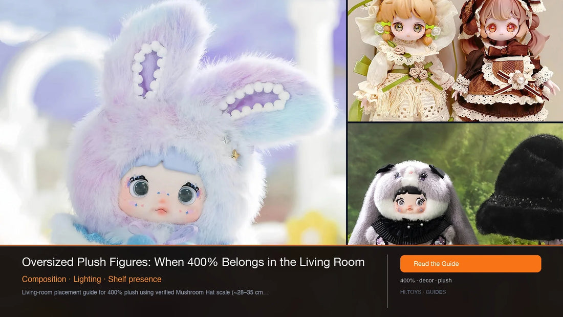 Oversized Plush Figures: When 400% Belongs in the Living Room — Hi.toys editorial cover