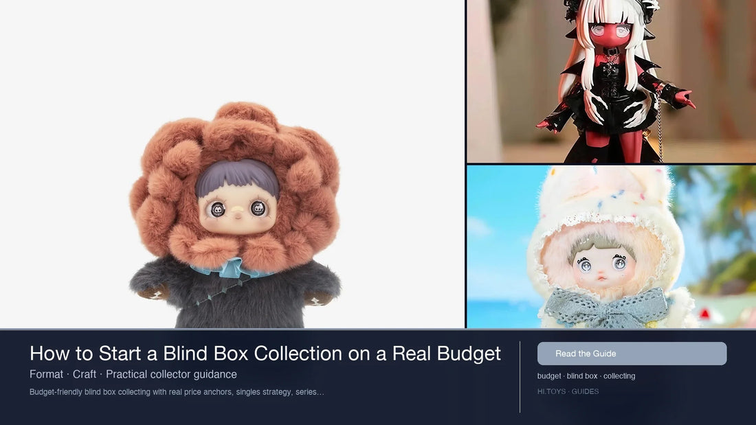 How to Start a Blind Box Collection on a Real Budget — Hi.toys editorial cover