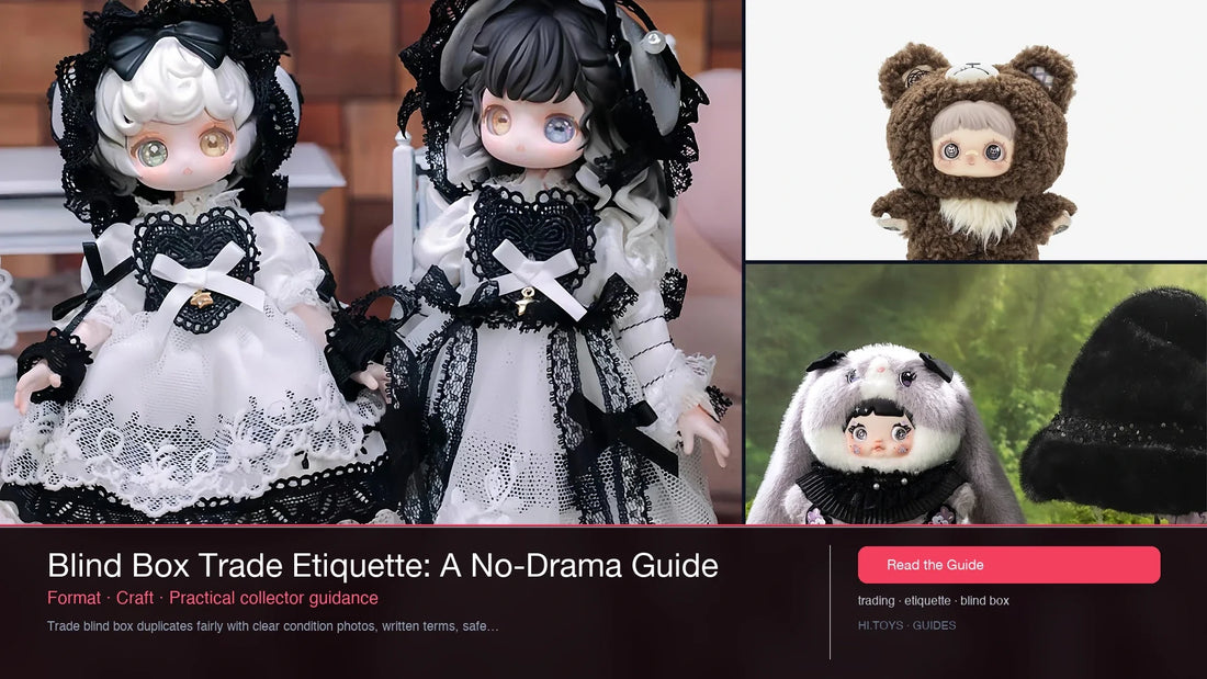 Blind Box Trade Etiquette: A No-Drama Guide — Hi.toys editorial cover