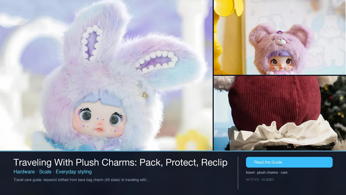 Traveling With Plush Charms: Pack, Protect, Reclip — Hi.toys editorial cover