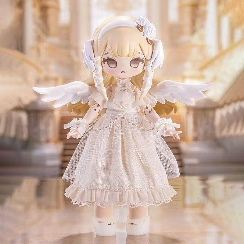 Arcane Circuit 1/12 Scale Resin/PVC BJD Collectible Figure - Mythical Articulating Figurine for Collectors, Poseable Joint Legs, 1 Secret Realm Pilgrimage Blind Box, 1 Themed ID Card, Taobao Xiaohongshu Popular Doll Accessory