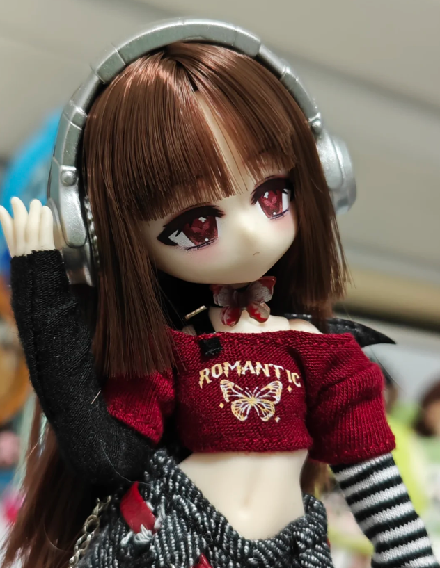 Momotale Butterfly Exclusion Zone 1/8 MJD Mechanical Joint Dress‑Up Action Figure, Anime Style Collectible Doll
