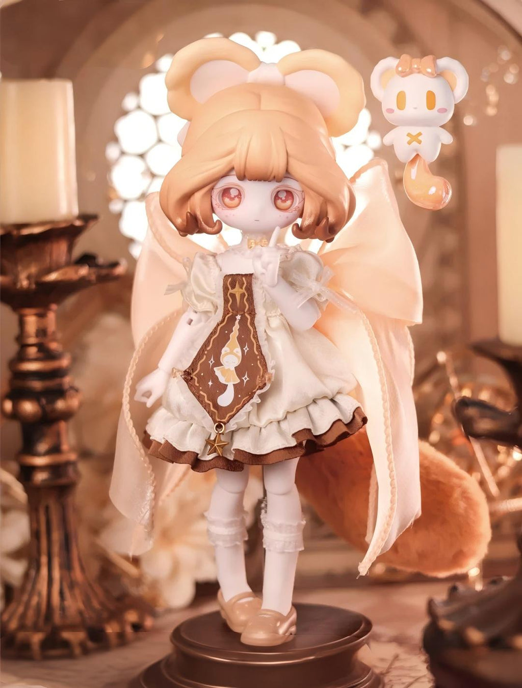 Jinqixiong "Magic Bear" BJD Articulated Figure – Includes Exclusive Mini-Pet (Trendy Collectible Doll / Gift)