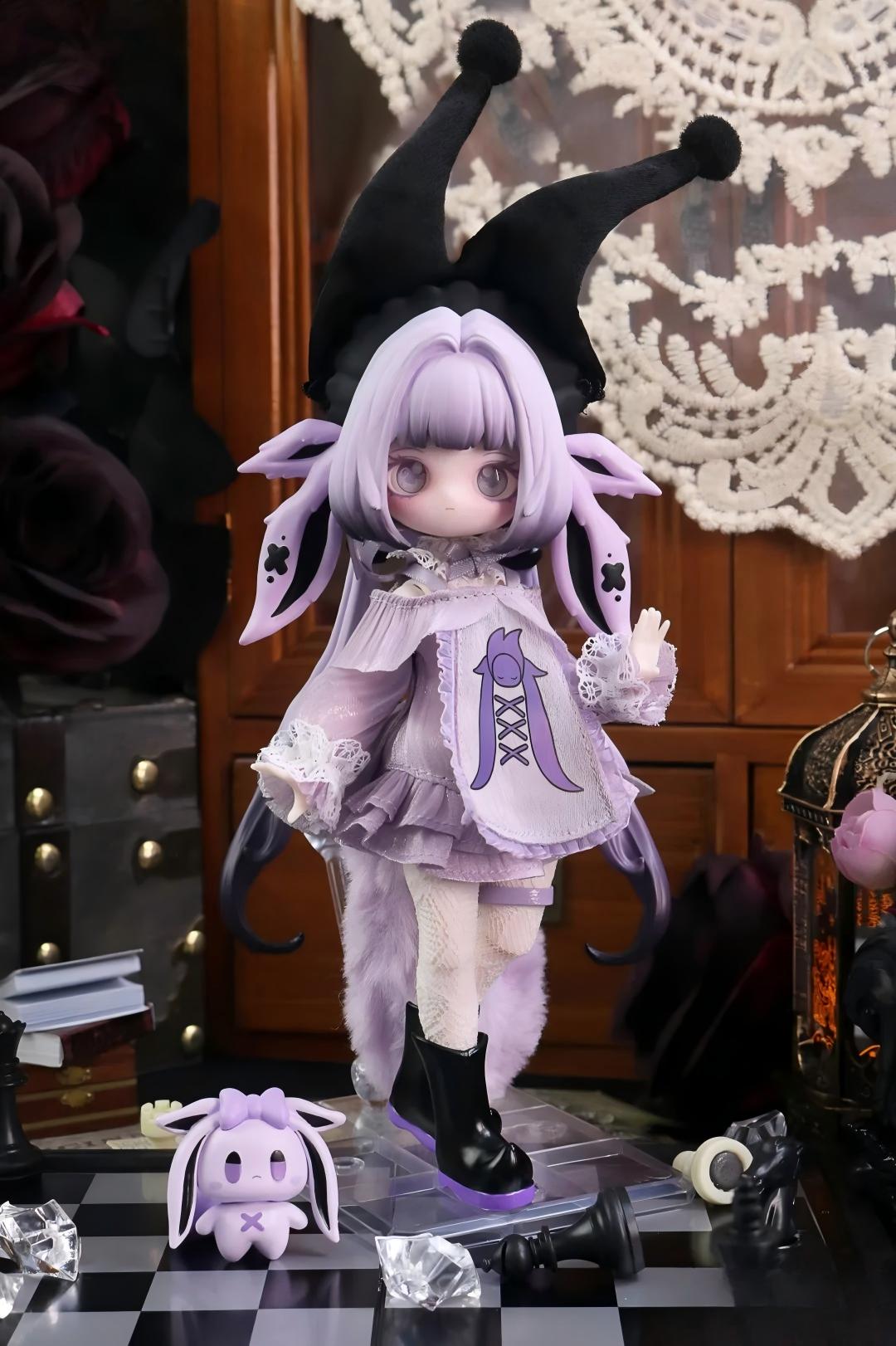 Lulu Ling: Four-Eared Articulated Figure (Variant Color/Heterochromatic Eyes) – Anime-Style Collectible Doll