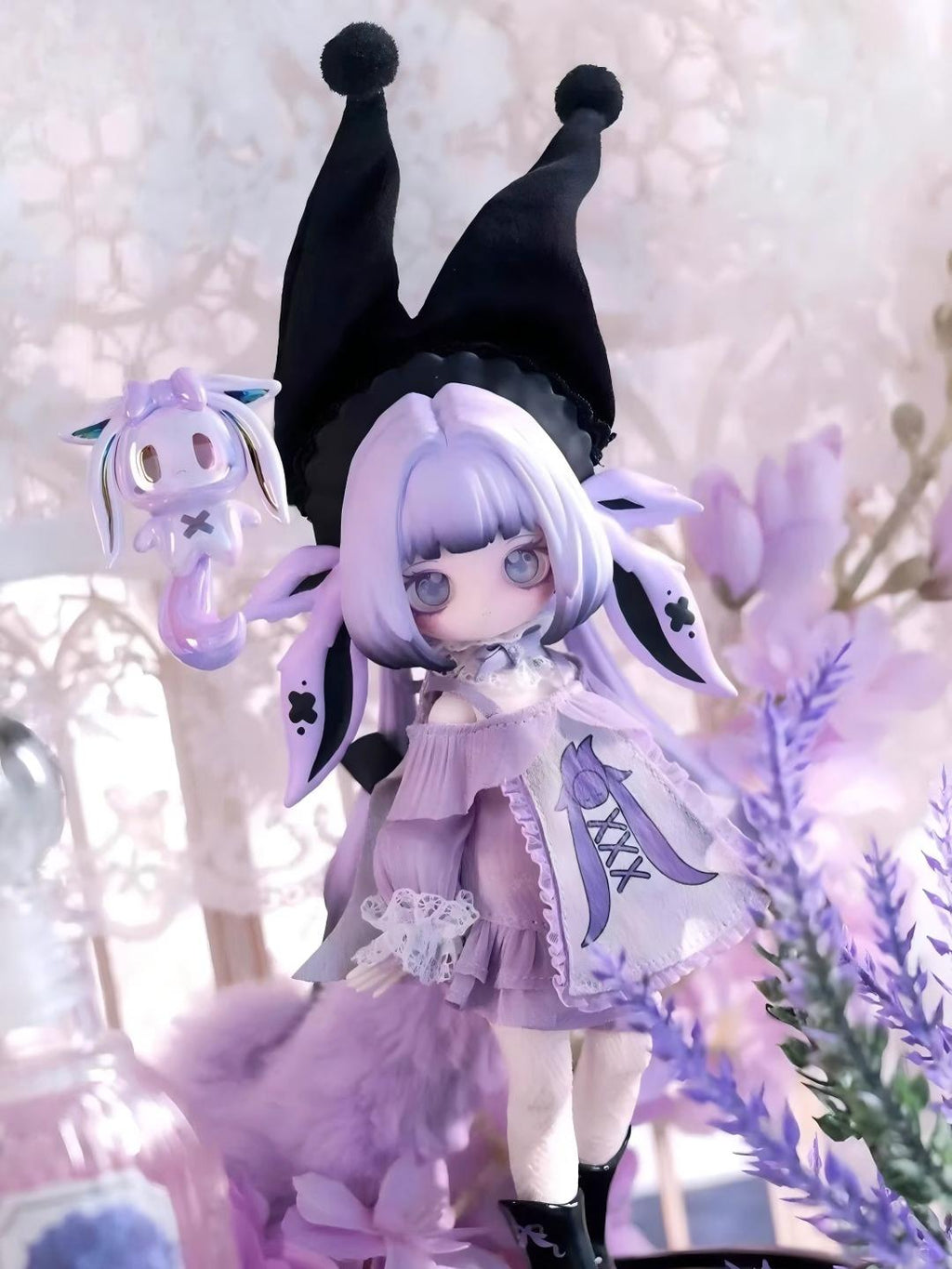 Lulu Ling: Four-Eared Articulated Figure (Variant Color/Heterochromatic Eyes) – Anime-Style Collectible Doll