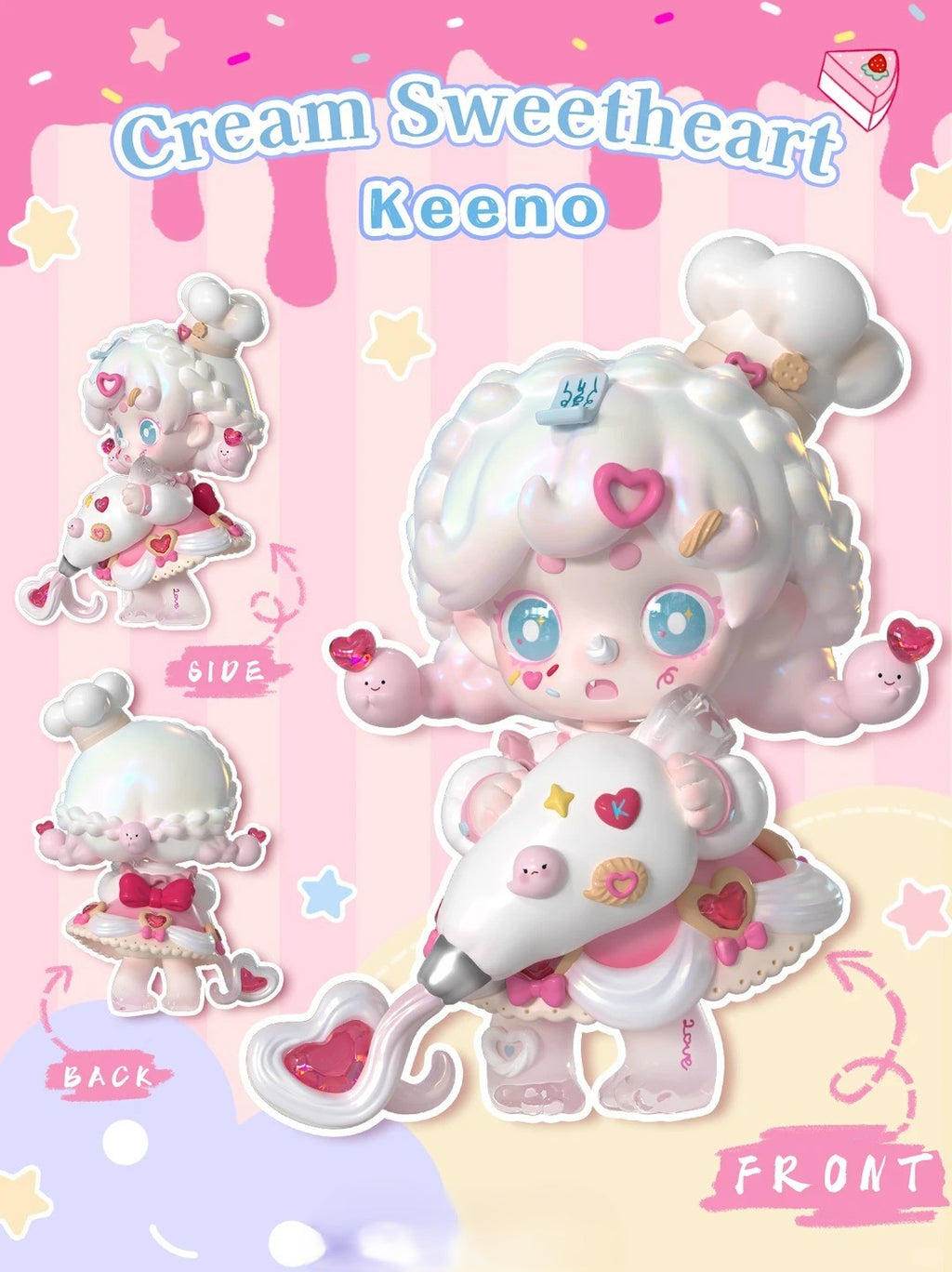Keeno Creamy Crunch Mew Limited‑Edition Art Figure, 16cm Height, Only 85pcs Worldwide, Collectible Designer Toy