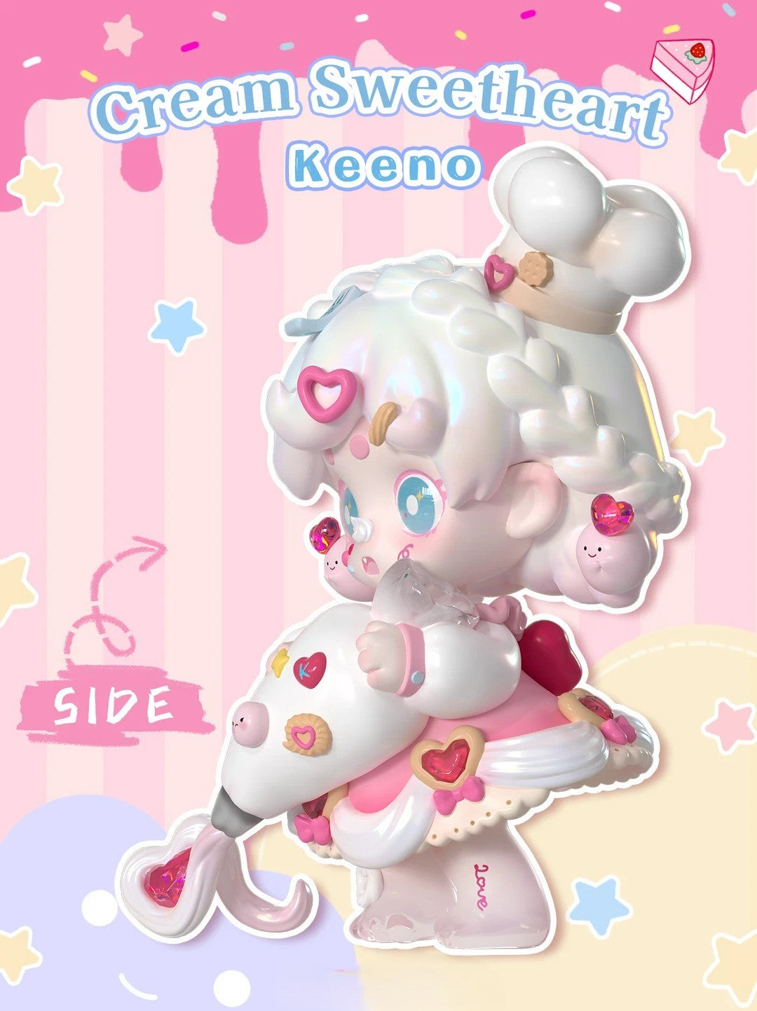 Keeno Creamy Crunch Mew Limited‑Edition Art Figure, 16cm Height, Only 85pcs Worldwide, Collectible Designer Toy