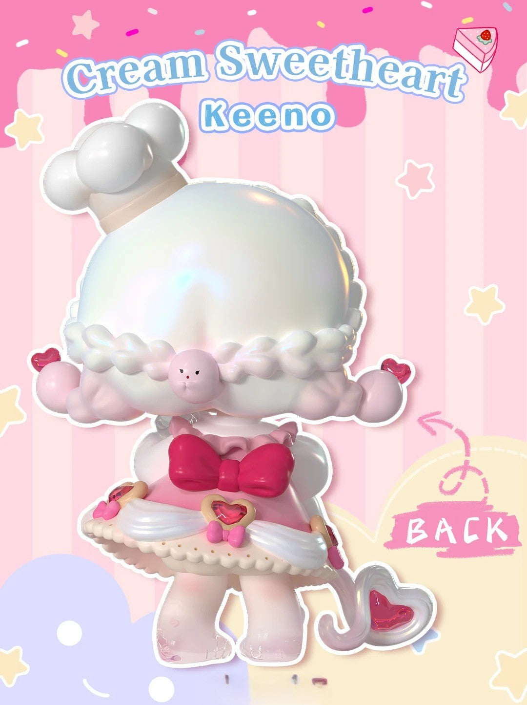 Keeno Creamy Crunch Mew Limited‑Edition Art Figure, 16cm Height, Only 85pcs Worldwide, Collectible Designer Toy