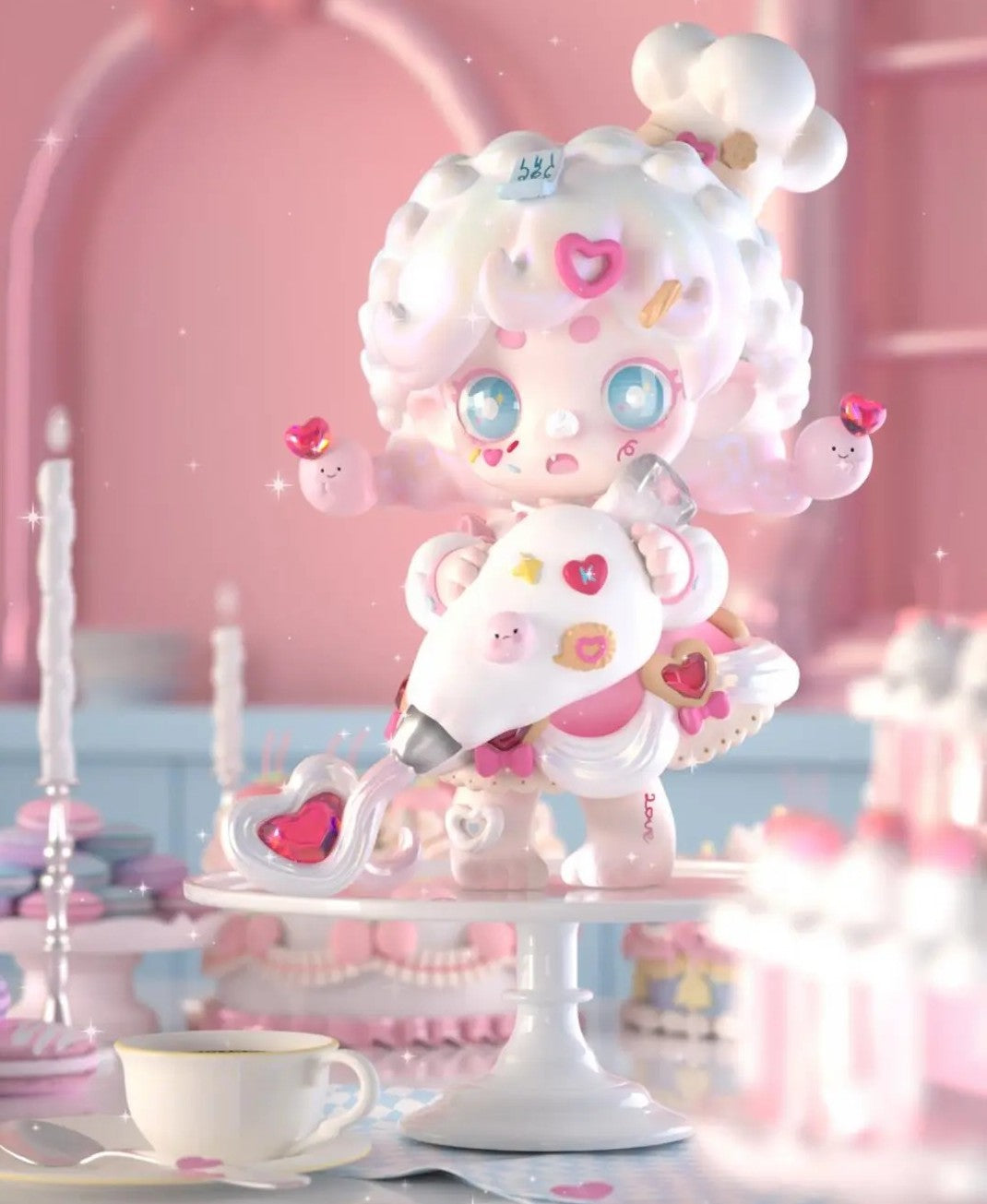 Keeno Creamy Crunch Mew Limited‑Edition Art Figure, 16cm Height, Only 85pcs Worldwide, Collectible Designer Toy