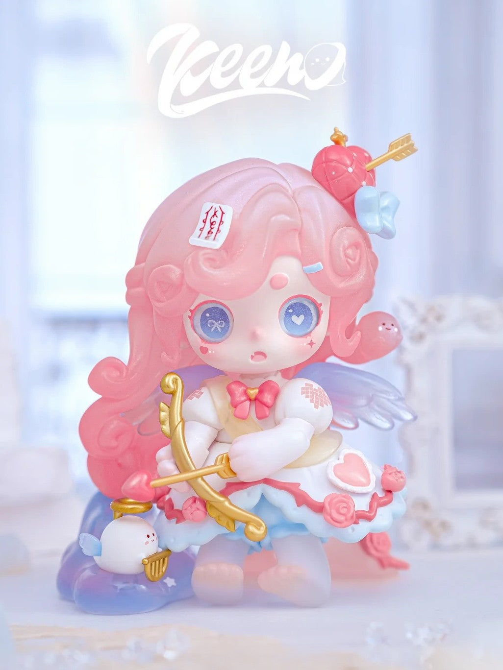 Keeno Confused Cupid Limited‑Edition Art Figure, Collectible Designer Toy