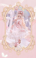 Mi Tian 4th Generation "Poem of Feather Mist" Love Dove BJD Doll – Fully Articulated Angel-Style Doll in Pink & White Dress