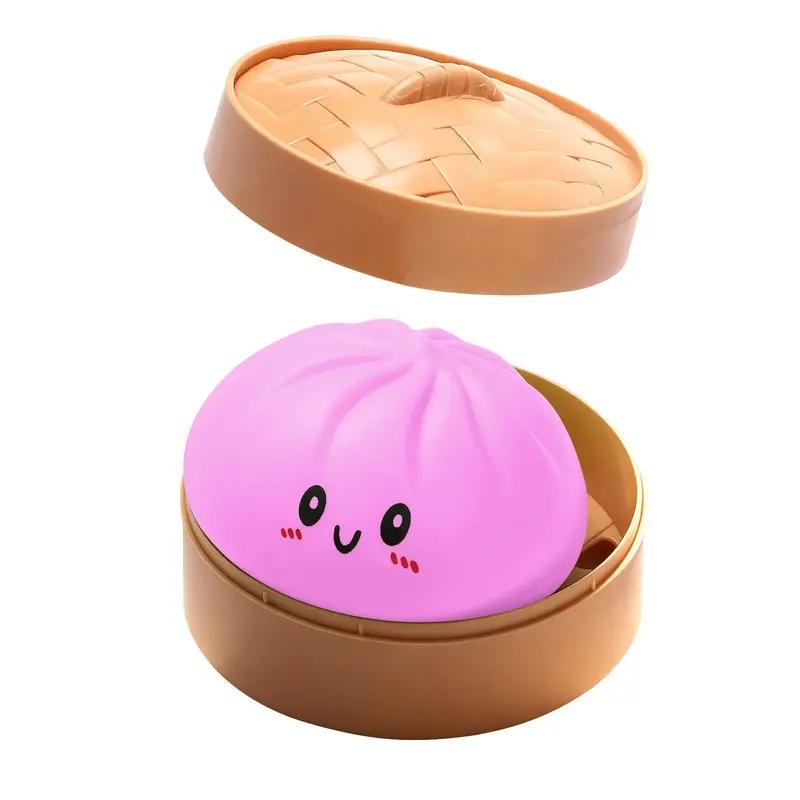 Glitter Series & Macaron Series Expressive Big Dumpling Squishy Blind Box