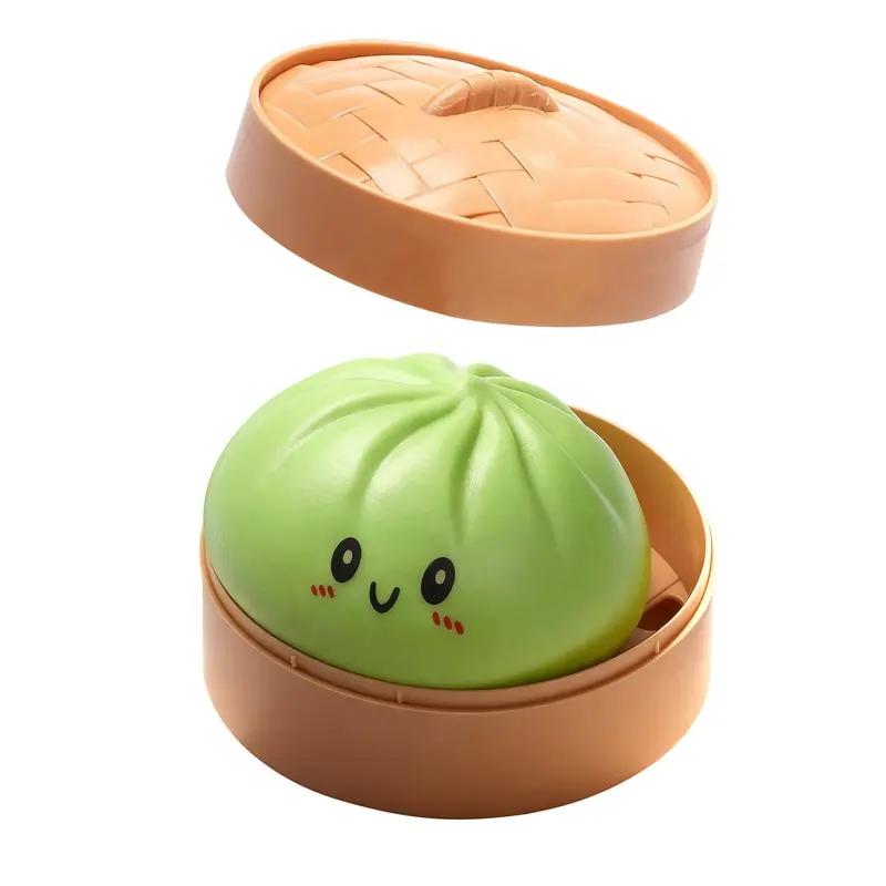 Glitter Series & Macaron Series Expressive Big Dumpling Squishy Blind Box
