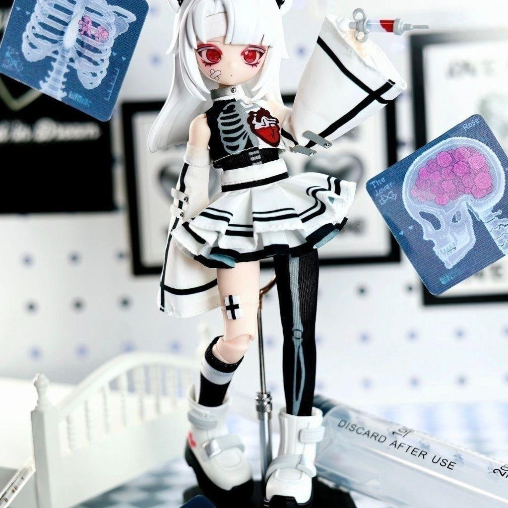 X Elite Agent Series 1/8 Bonnie BJD Blind Box Collectible, Jointed Dress-Up Doll, Action Figures for Birthday Christmas Gifts