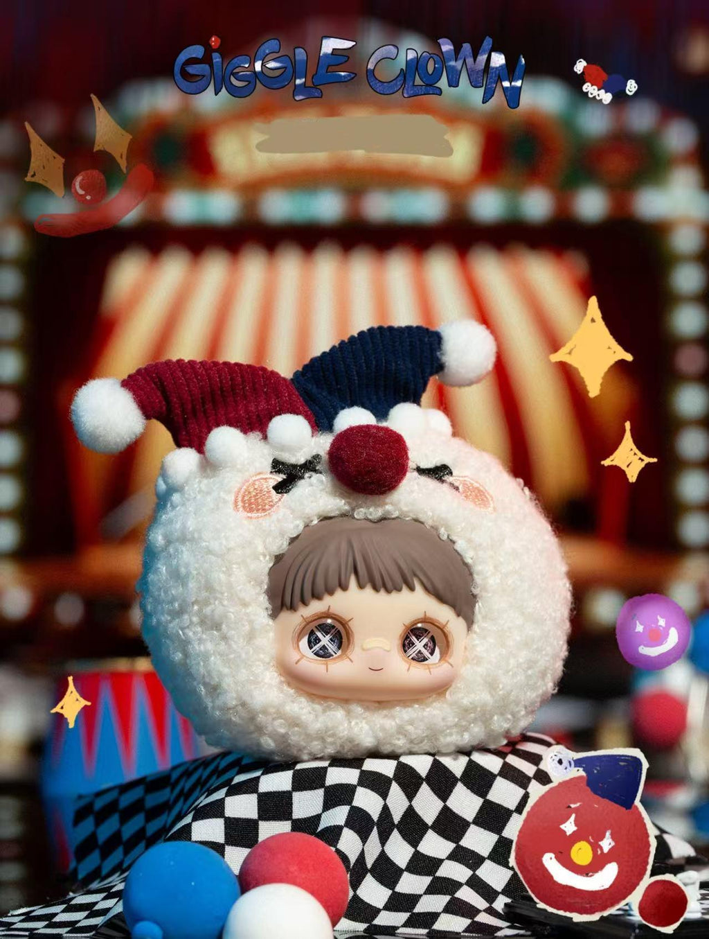 MayMei Crazy Circus Collection Plush Blind Box - Adorable Mystery Collectible Plush Toys for Fans, Collectors & Circus Lovers, Soft & Cuddly Keychains