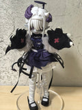 Feifei Devil Card: An articulated figure featuring a dual-sided angel/devil concept—a trendy, fully assembled purple-and-black Gothic little devil collectible.
