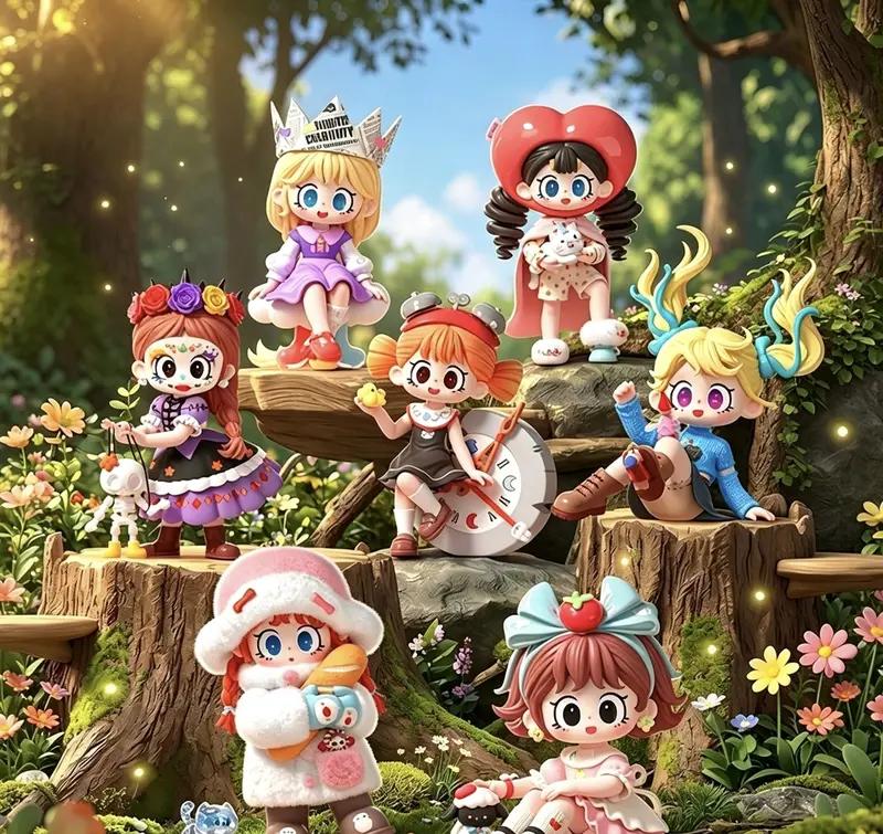 Milay Girls Fairy Tale Wanderlust Guide Blind Box Figure– 7 Dreamy Character Designs, Perfect Graduation Gift for Besties to Celebrate New Beginnings, Must-Have Summer Room Decor & Cozy Desk Aesthetic