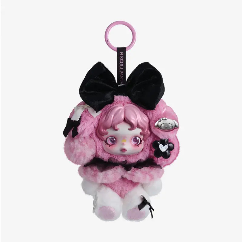 SKULLPANDA × KUROMI & MY MELODY Vinyl Plush Pendant