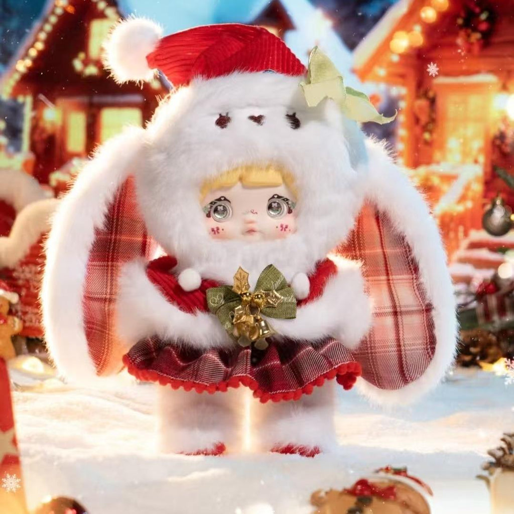 Nommi Magical Christmas Eve Plush Blind Box – Kawaii Holiday Plush Charm, Cute Festive Bag Pendant, Soft Collectible Toy Gift for Girls & Christmas Lovers