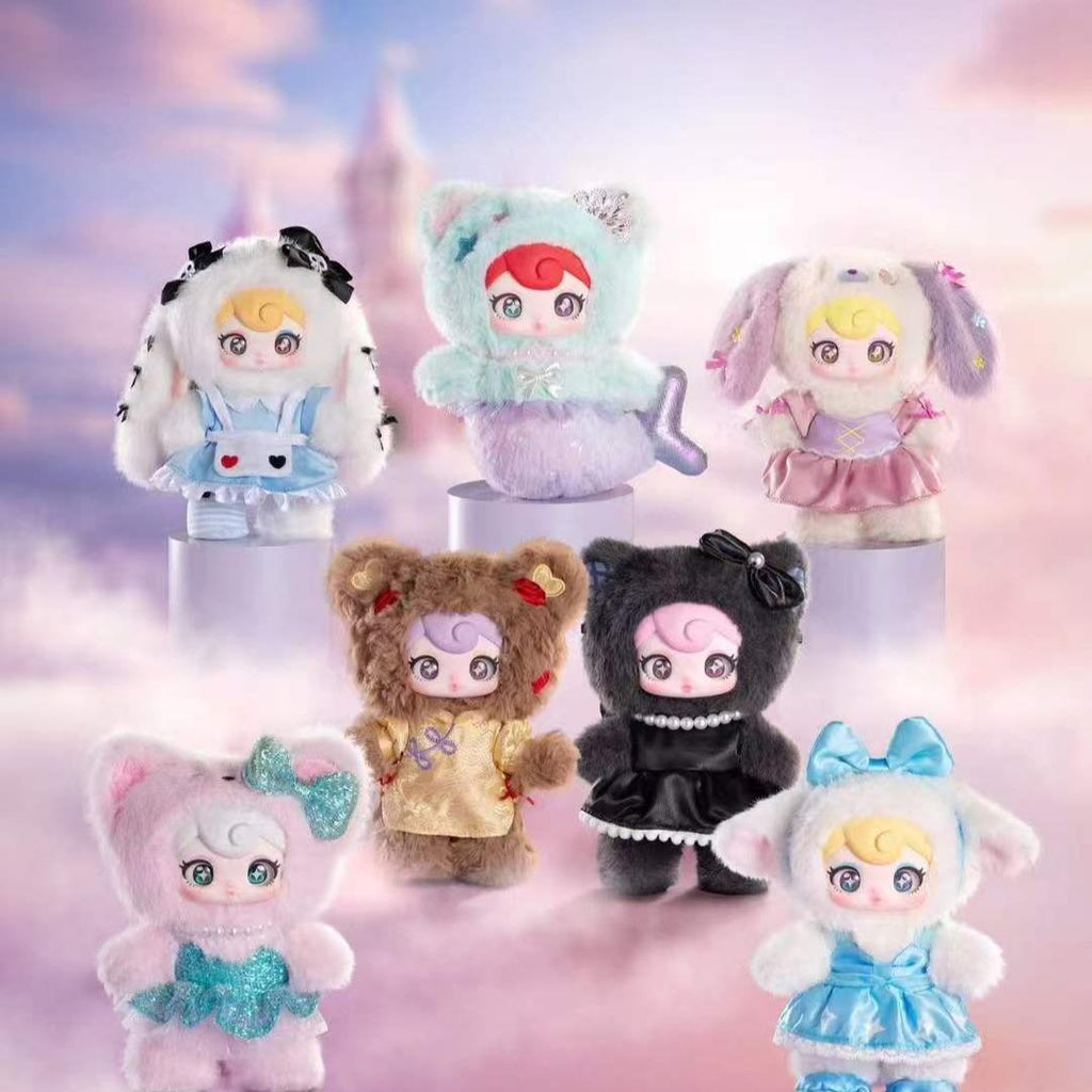 Rebellious Sweetheart Plush Blind Box Keychain – Cute Plush Doll Bag Charm for Girls | Perfect Birthday Gift Idea!