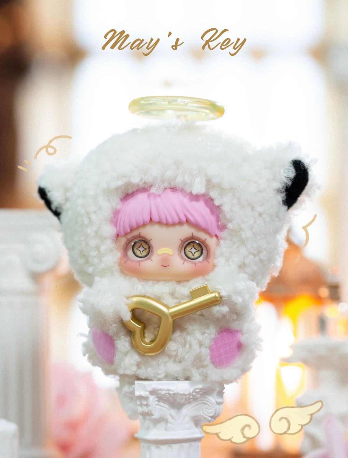 Maymei May I Love You Hangable Blind Box Plush Doll – Soft Vinyl Collectible Mystery Toy, Cute Squishy Stuffed Figure, Surprise Gift