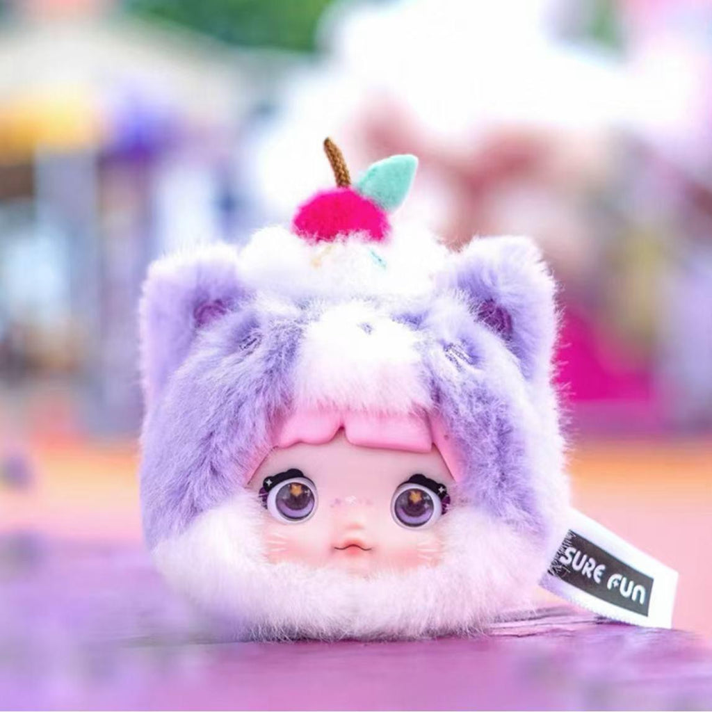 Nommi Plush Blind Box - Sweetness 100%! Ideal for Girls as Birthday Gifts! Each blind box contains an adorably soft plush doll, perfect as a backpack charm or bag pendant. With multiple cute designs in each series