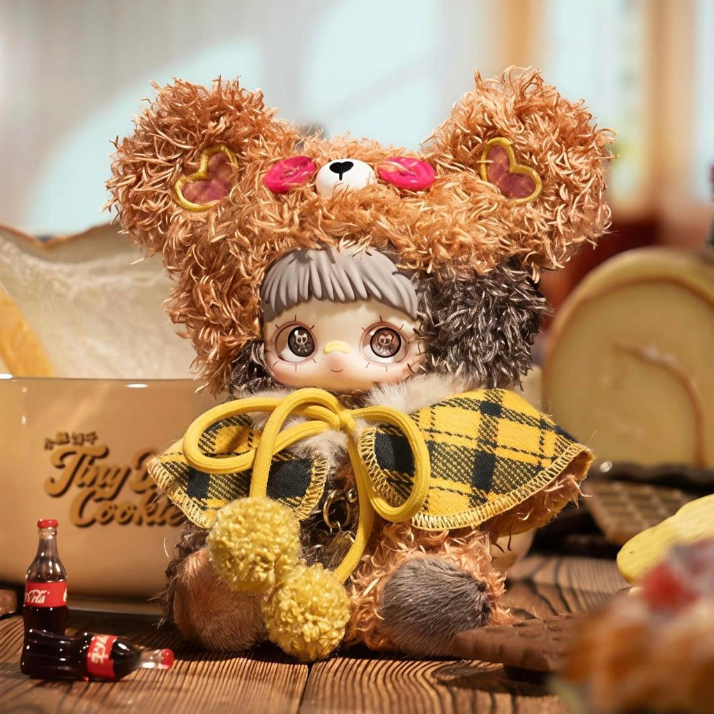 Maymei Tiny Bear Cookie Series Keychain & Pendant – Cute Soft Collectible Hanging Charms, Perfect Gift for Kids & Collectors