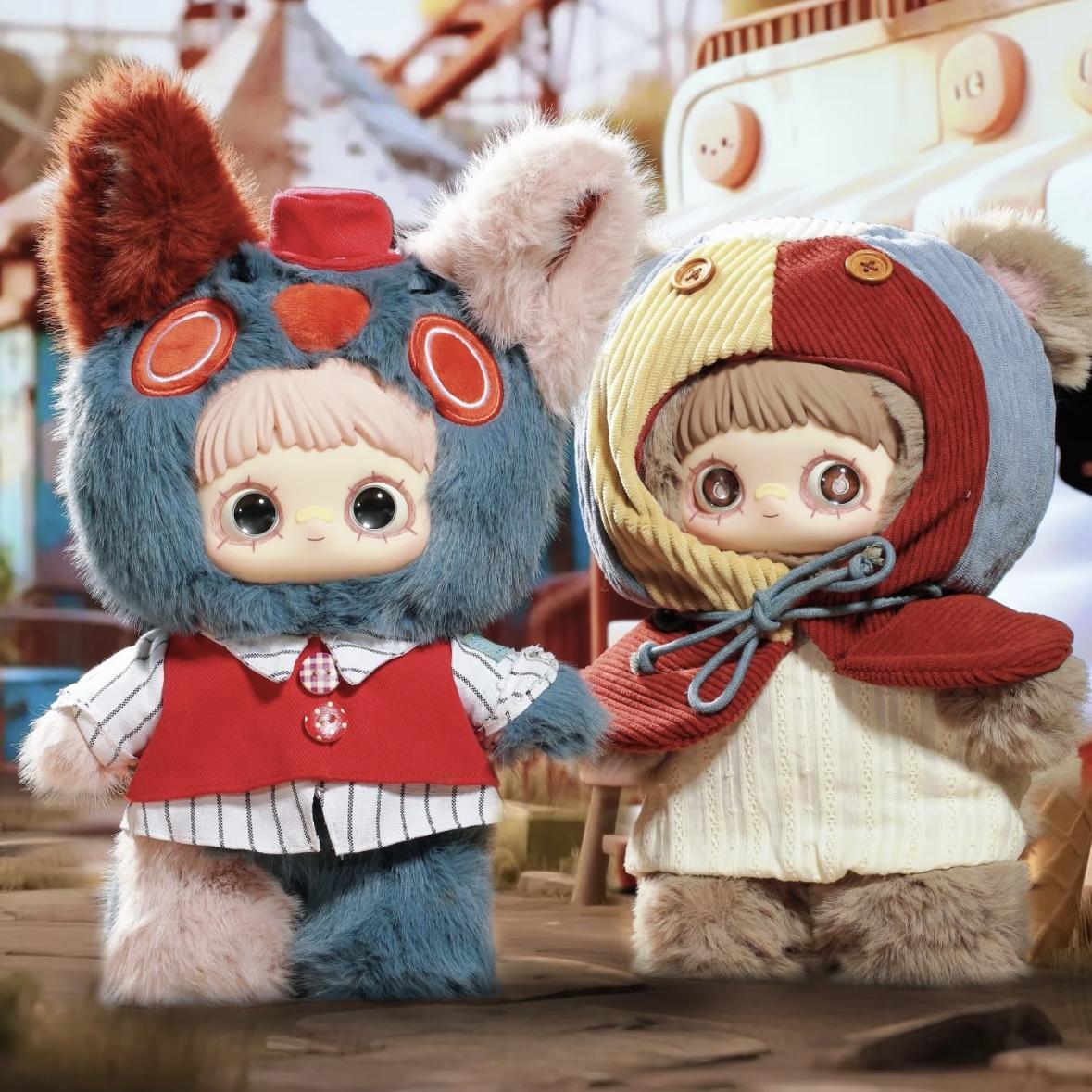 [400% Size] MayMei Fogotten Funfair Collection Plush Blind Box – Petrified Magic Plush Figure, Mystery Box Collectible Toy, Surprise Soft Sculpture Gift