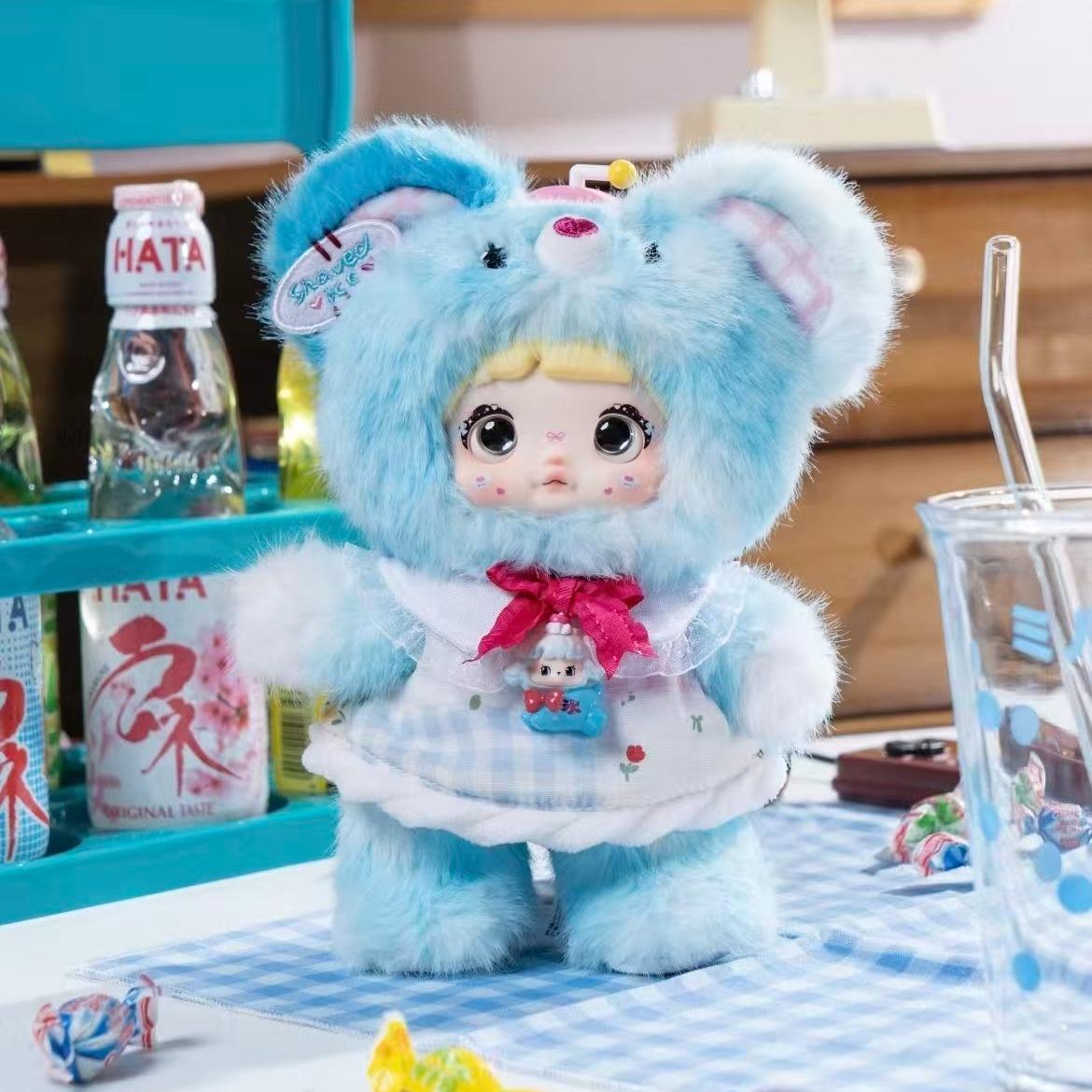 Offline Exclusive! Nommi About The Childhood Series Plush Blind Box – Cute Kawaii Collectible Plush Doll Pendant, Soft Stuffed Childhood-Themed Toy, Adorable Surprise Gift for Girls & Friends