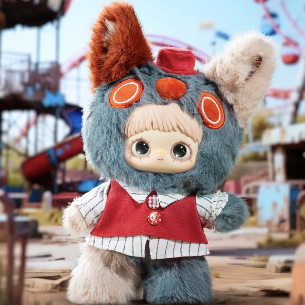 [400% Size] MayMei Fogotten Funfair Collection Plush Blind Box – Petrified Magic Plush Figure, Mystery Box Collectible Toy, Surprise Soft Sculpture Gift