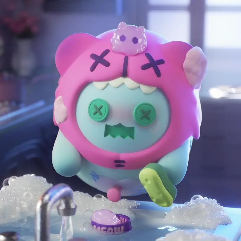 ShinWoo Ghost Bear House Series Figure Blind Box
