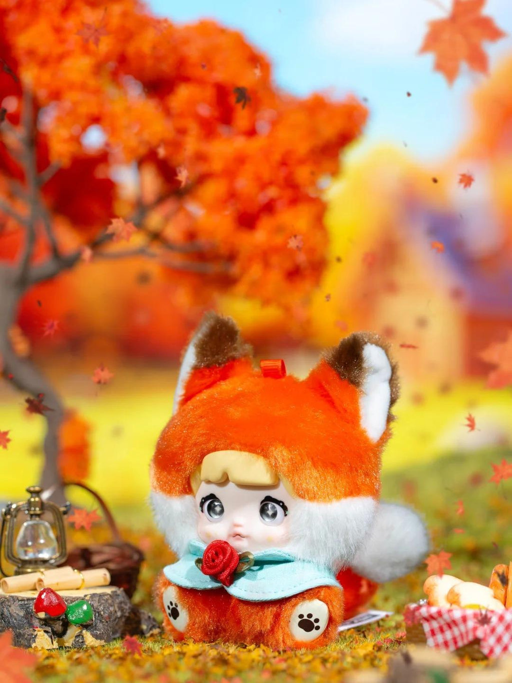 Nommi Fairytale Town Plush Keychain Charm - Soft & Adorable Mystery Pendant - Cute Hanging Accessories for Bags & Keys