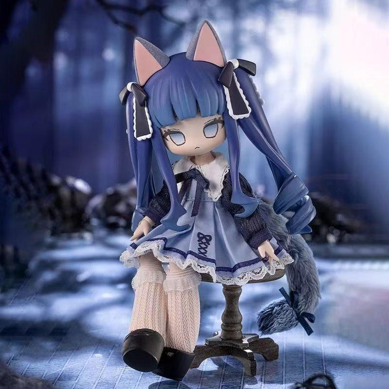 Arcane Circuit 1/12 Scale Resin/PVC BJD Collectible Figure - Mythical Articulating Figurine for Collectors, Poseable Joint Legs, 1 Secret Realm Pilgrimage Blind Box, 1 Themed ID Card, Taobao Xiaohongshu Popular Doll Accessory