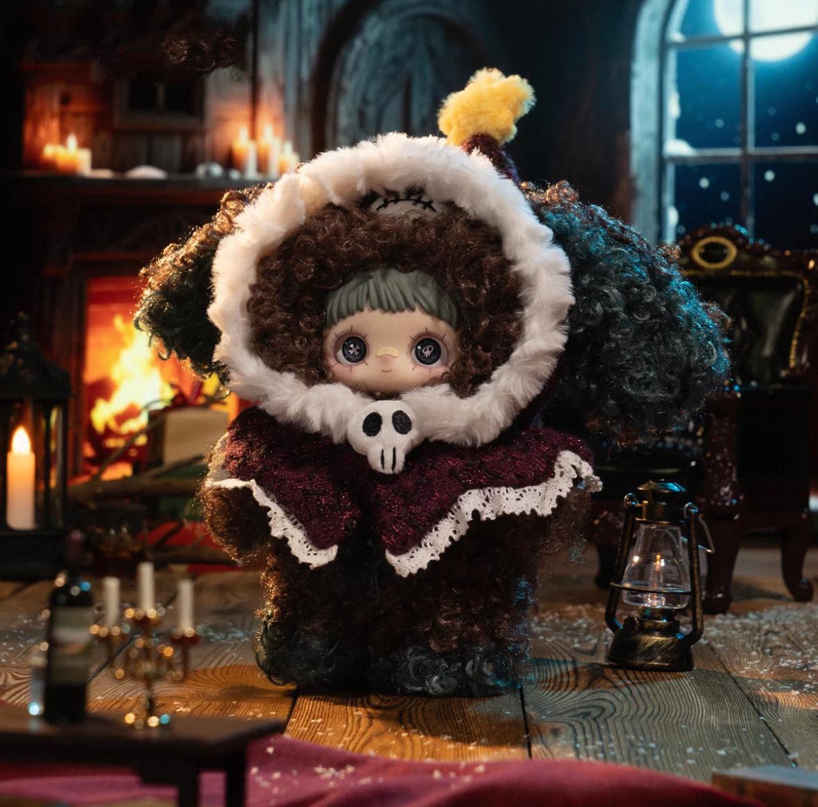 Maymei Winter Weirdness Series Plush Blind Box - 7 Random Cute Plush Keychains, 20-22cm Collectible Dolls, Christmas Gifts for Girls