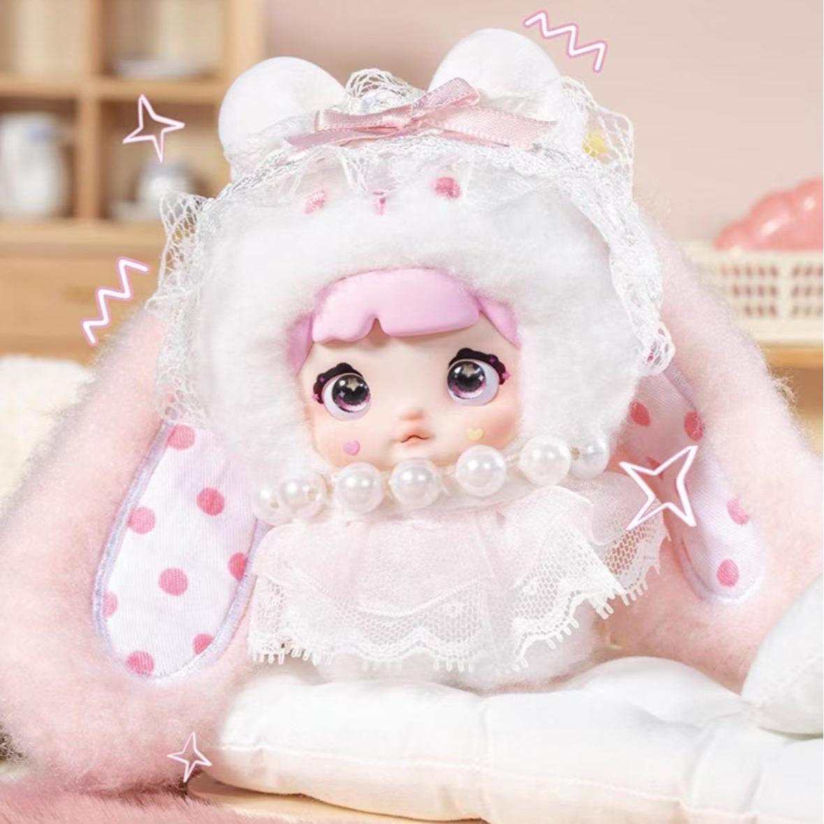 Nommi Sweetheart Bunny Blind Box Plush Doll Handbag Keychain Stuffed Animal Girls Birthday Gift Adorable Kawaii Surprise Toy Collectible Figure Ultra Soft Plush Perfect for Teens & Kids