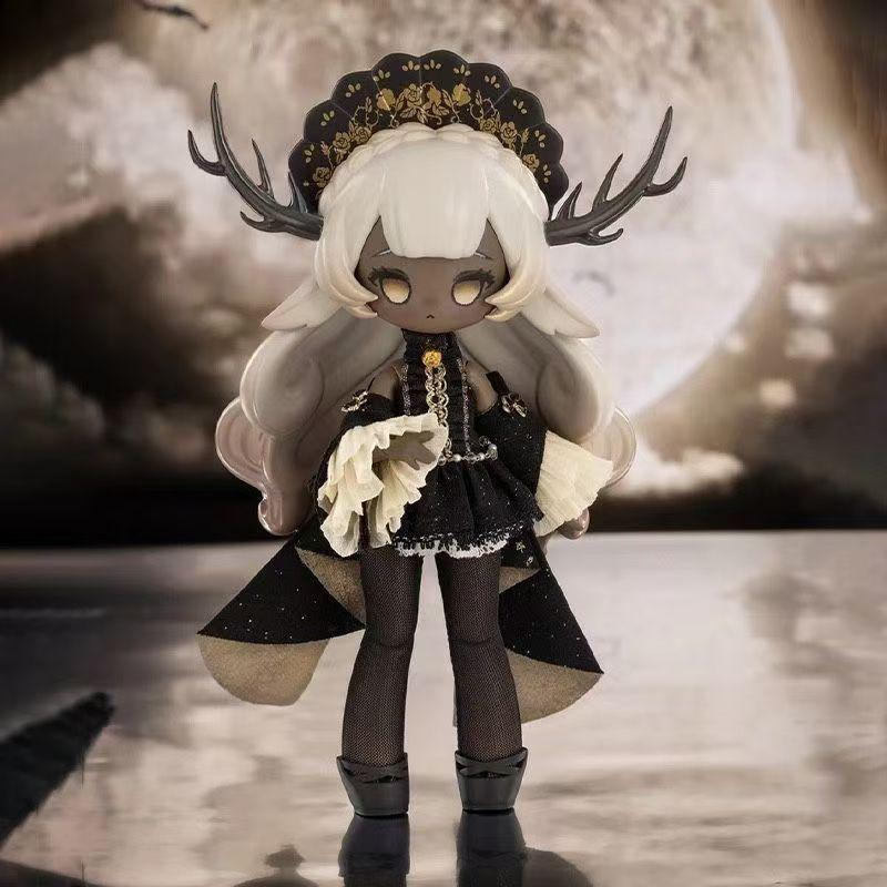 Arcane Circuit 1/12 Scale Resin/PVC BJD Collectible Figure - Mythical Articulating Figurine for Collectors, Poseable Joint Legs, 1 Secret Realm Pilgrimage Blind Box, 1 Themed ID Card, Taobao Xiaohongshu Popular Doll Accessory