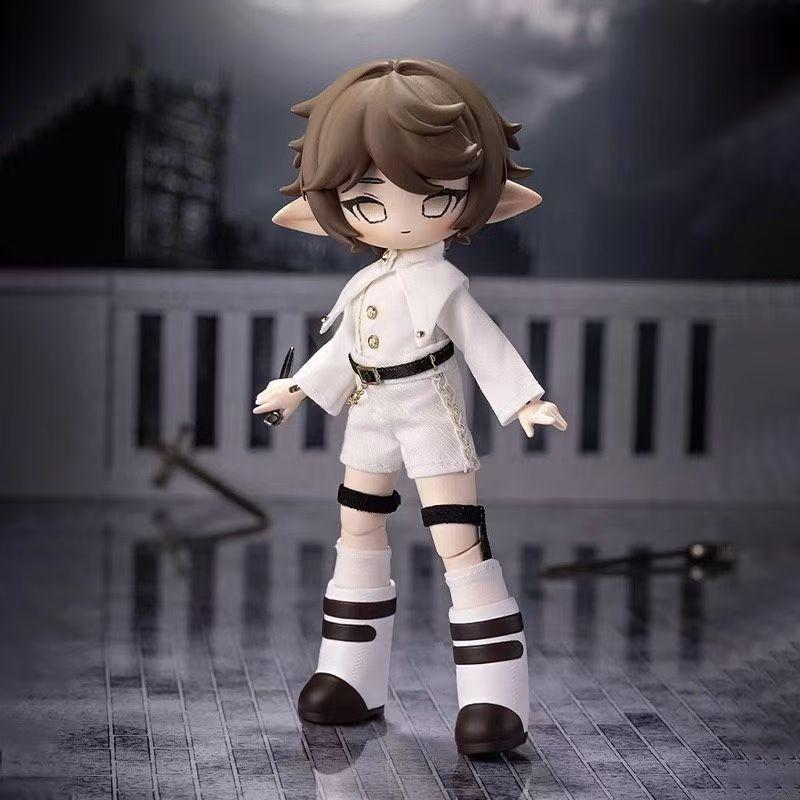 Arcane Circuit 1/12 Scale Resin/PVC BJD Collectible Figure - Mythical Articulating Figurine for Collectors, Poseable Joint Legs, 1 Secret Realm Pilgrimage Blind Box, 1 Themed ID Card, Taobao Xiaohongshu Popular Doll Accessory
