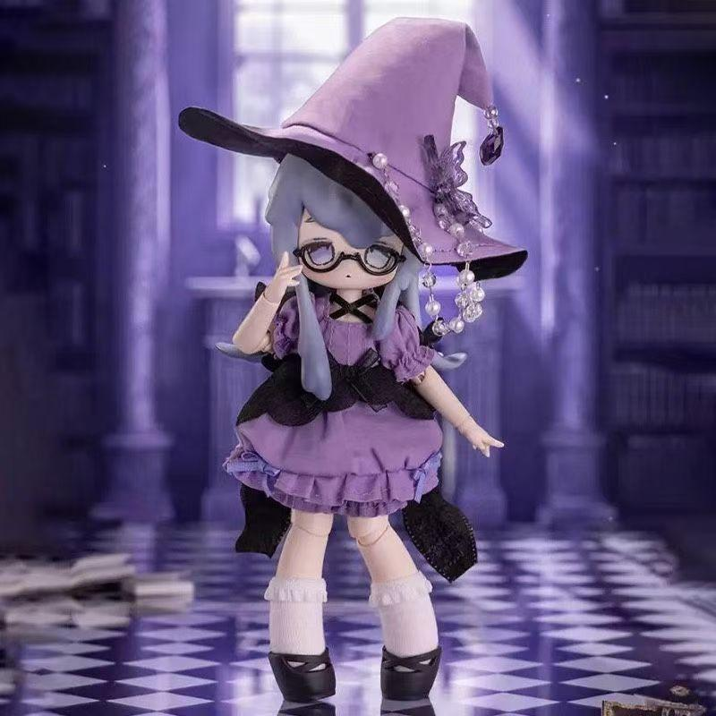 Arcane Circuit 1/12 Scale Resin/PVC BJD Collectible Figure - Mythical Articulating Figurine for Collectors, Poseable Joint Legs, 1 Secret Realm Pilgrimage Blind Box, 1 Themed ID Card, Taobao Xiaohongshu Popular Doll Accessory