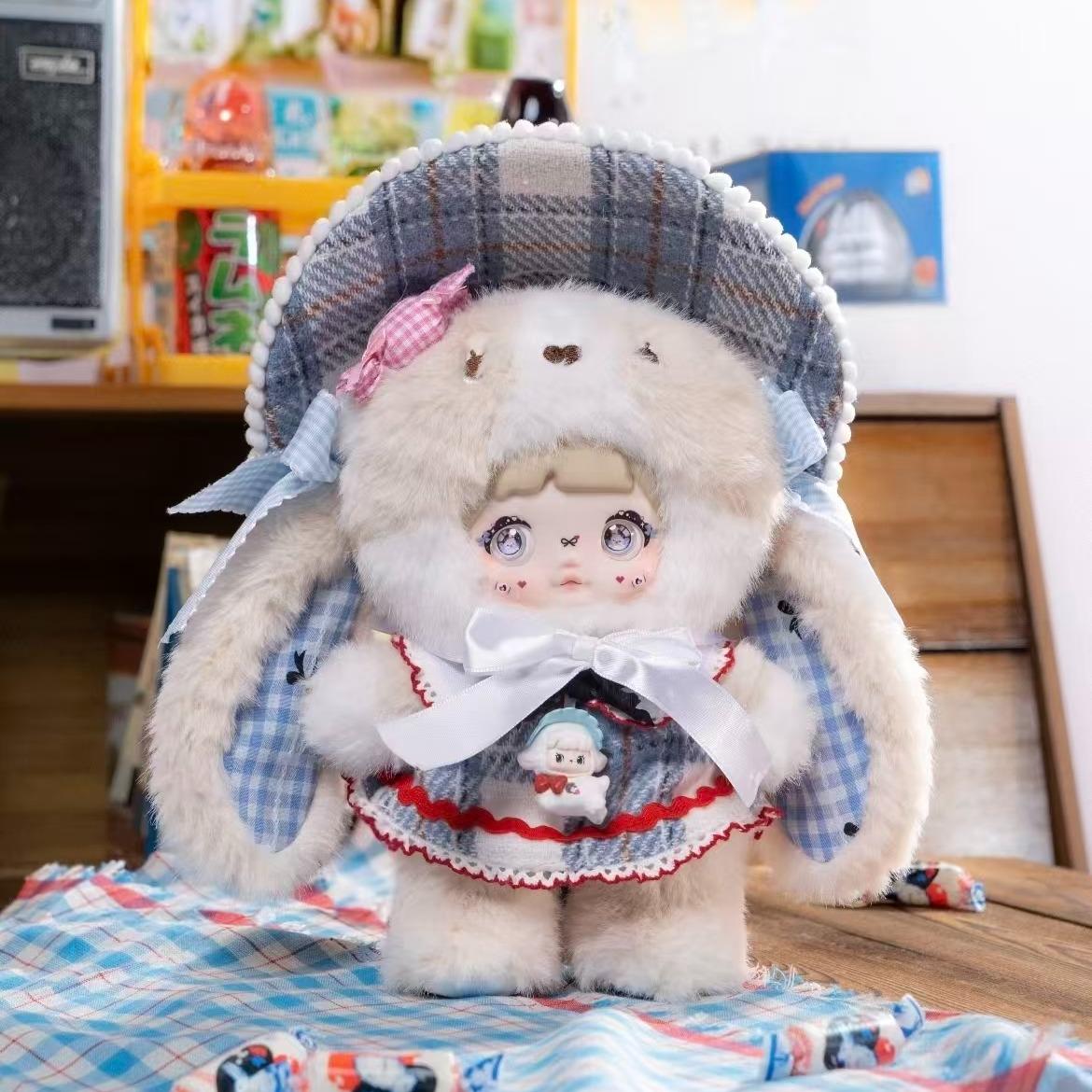 Offline Exclusive! Nommi About The Childhood Series Plush Blind Box – Cute Kawaii Collectible Plush Doll Pendant, Soft Stuffed Childhood-Themed Toy, Adorable Surprise Gift for Girls & Friends