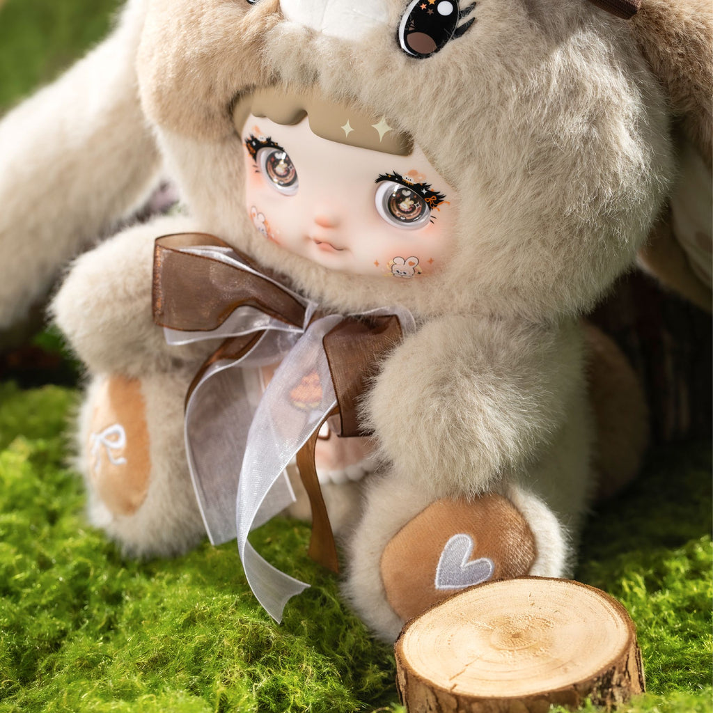 [400% Size] Nommi Plush Blind BoxMushroom Hat Series Collectible Soft Toy, Giant Mystery Figure, Cute Stuffed Doll Gift for Fans & Display Decor