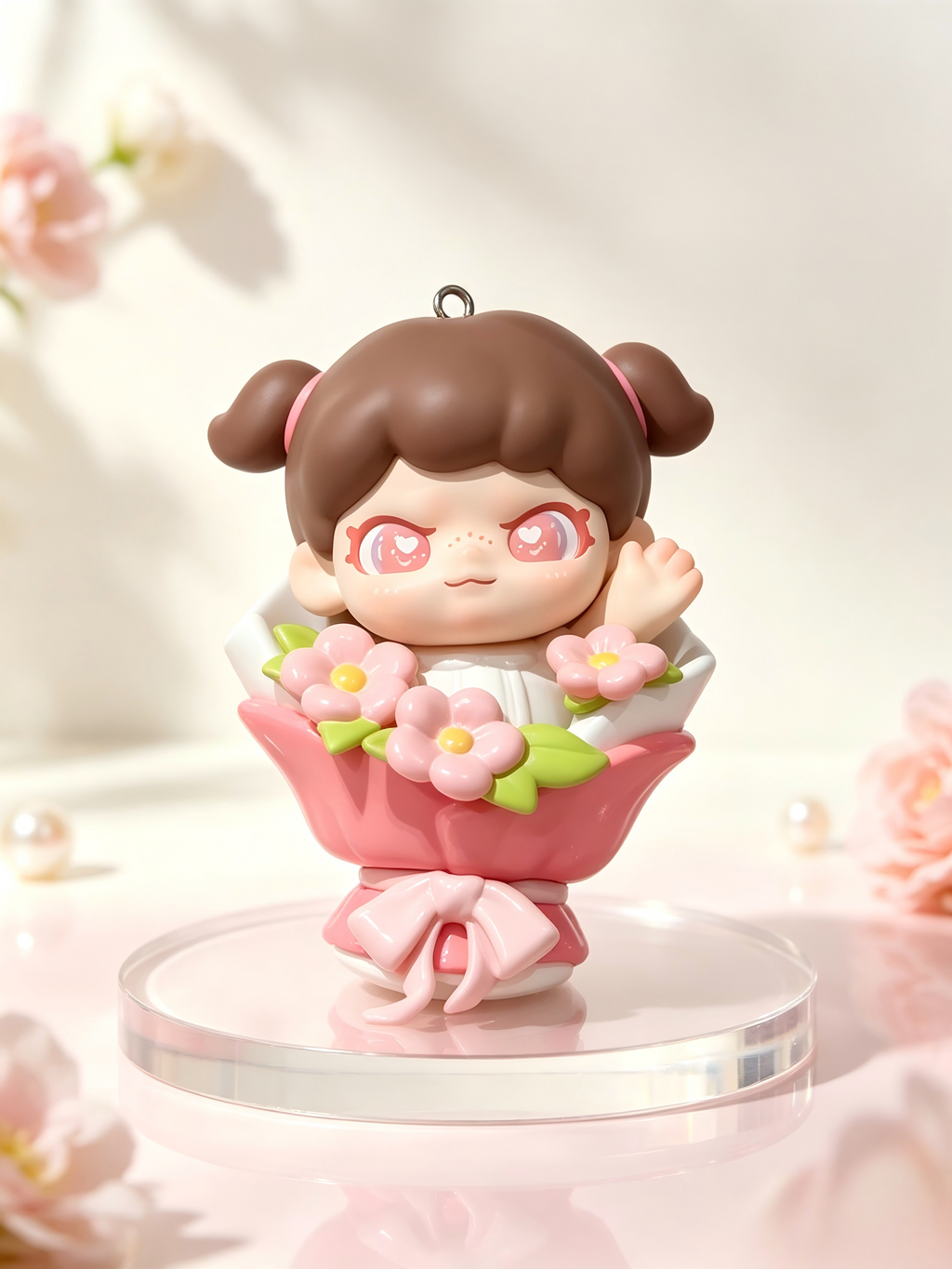 Little Time Series Flowers for You Keychain Charm – character lineup / designs