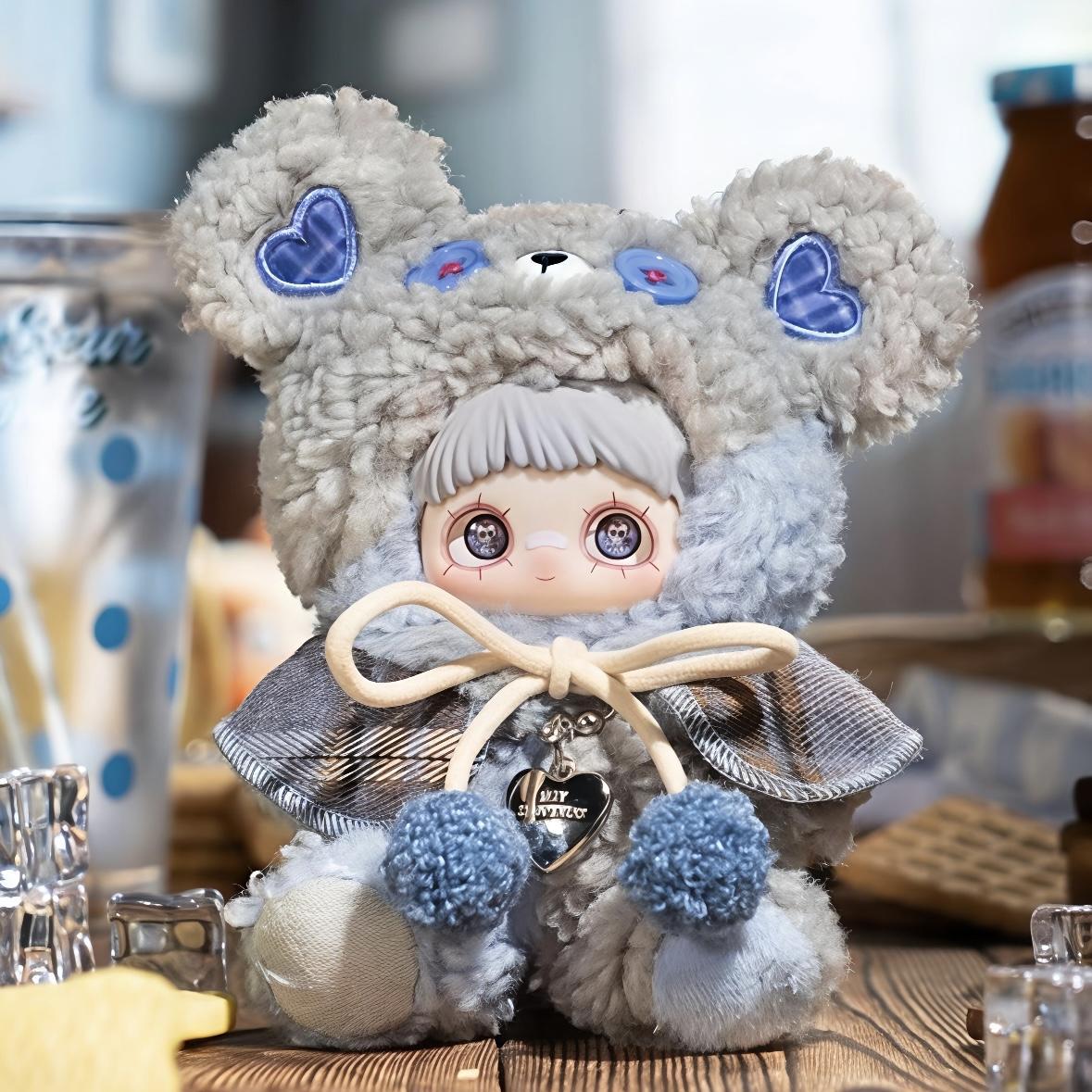 Maymei Tiny Bear Cookie Series Keychain & Pendant – Cute Soft Collectible Hanging Charms, Perfect Gift for Kids & Collectors