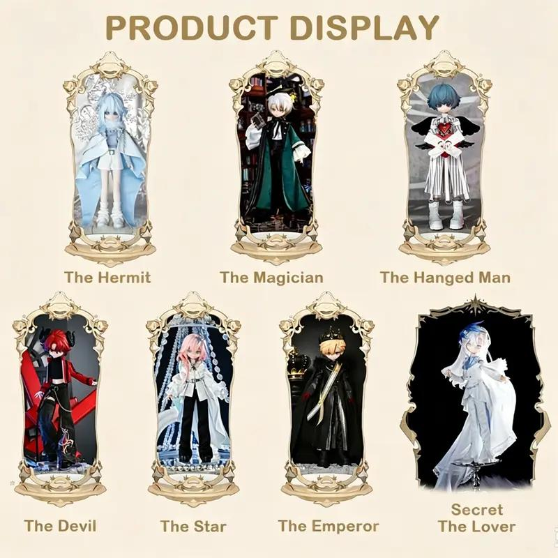 Mitama Tarot Series Gen 1 BJD Blind Box(Mitama Cat Box 1/8 Full Male Articulated BJD Doll)