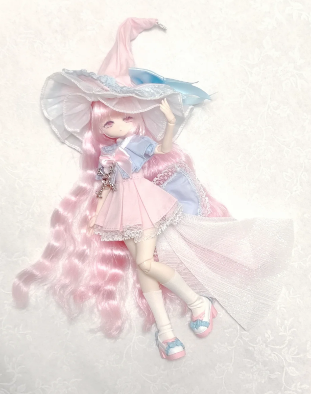 `Momotale (Palpitant Moment) Paradise Lost: Prayer, 1/8 Scale MJD Rooted‑Hair Articulated Doll, Collectible Designer Figure`