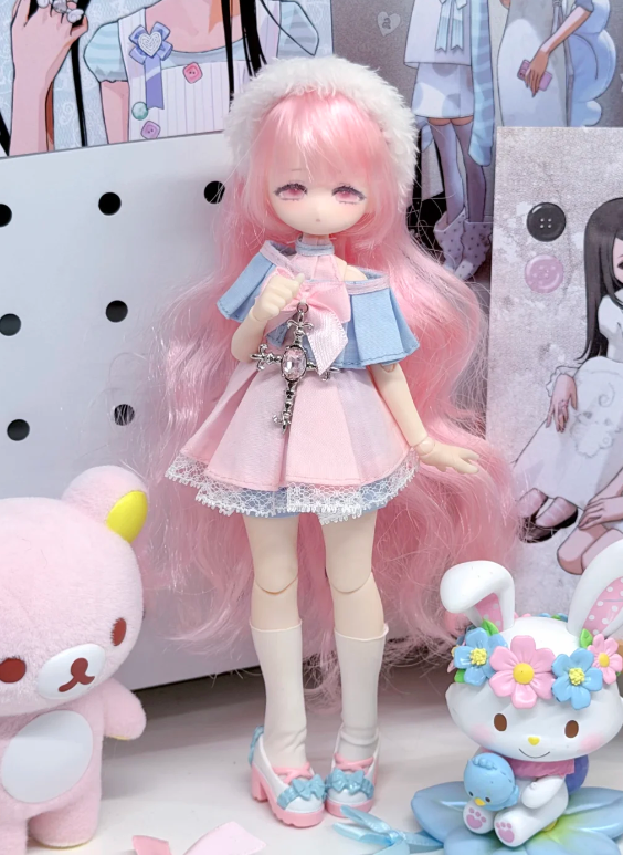 `Momotale (Palpitant Moment) Paradise Lost: Prayer, 1/8 Scale MJD Rooted‑Hair Articulated Doll, Collectible Designer Figure`