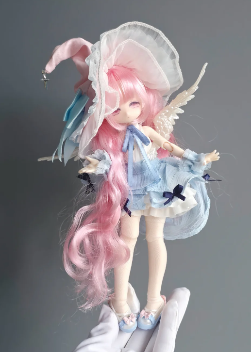 `Momotale (Palpitant Moment) Paradise Lost: Prayer, 1/8 Scale MJD Rooted‑Hair Articulated Doll, Collectible Designer Figure`